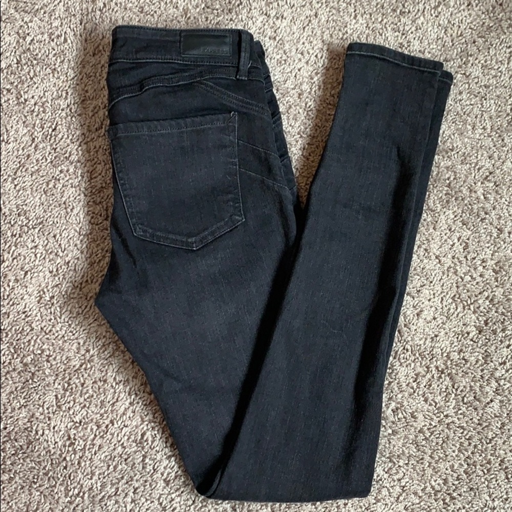 Express black jean jegging